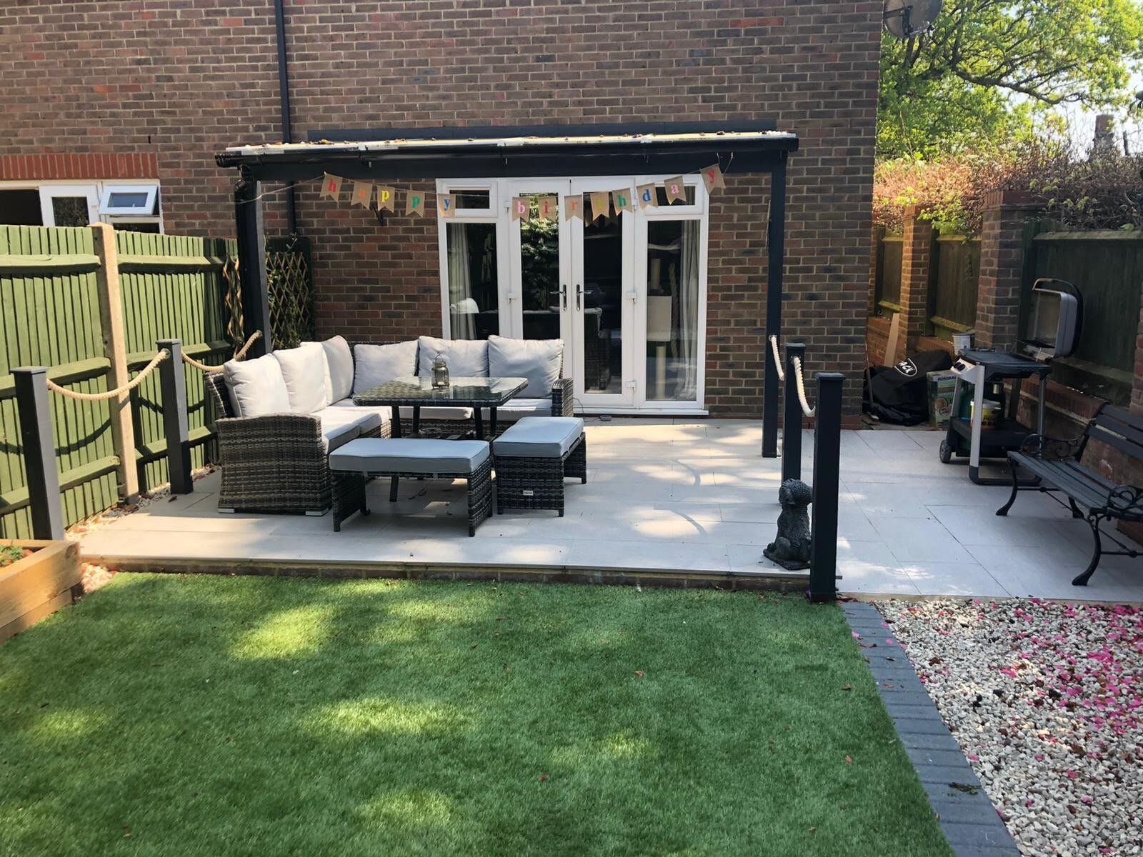 Rear extension and patio