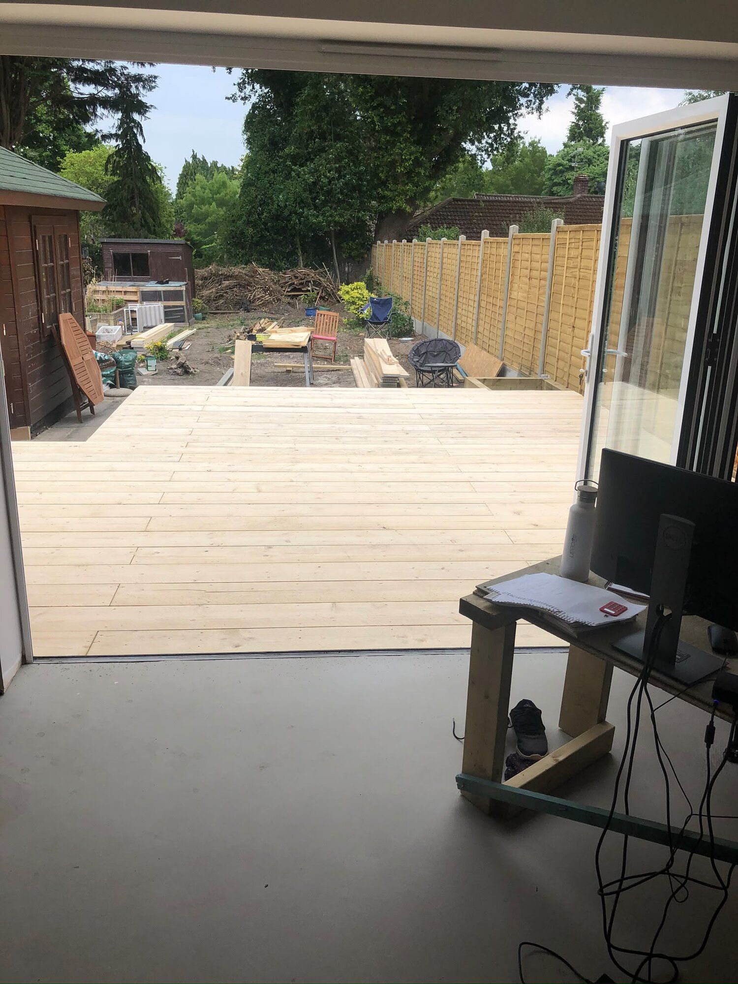 Decking and doors