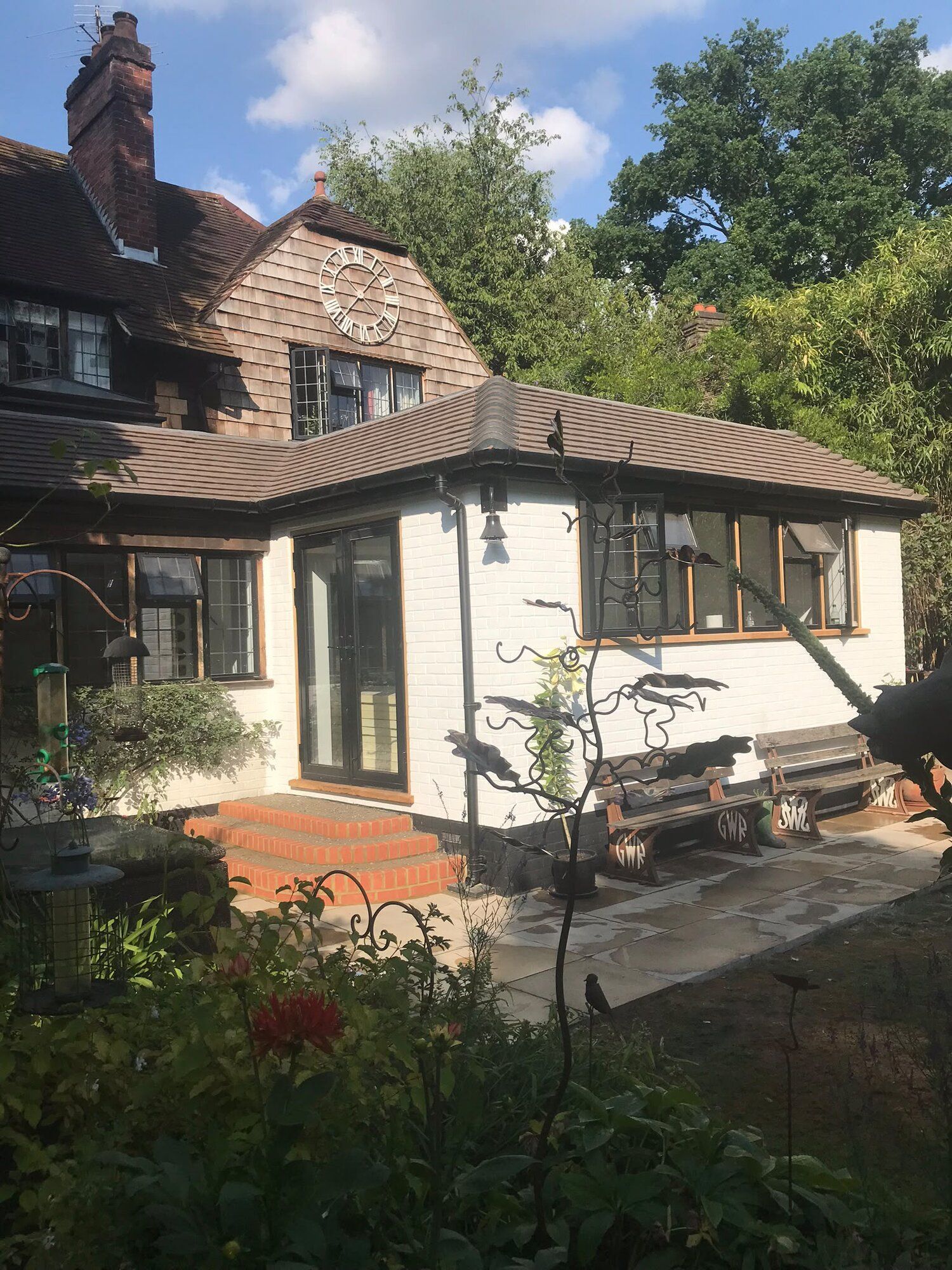 Rendered rear extension