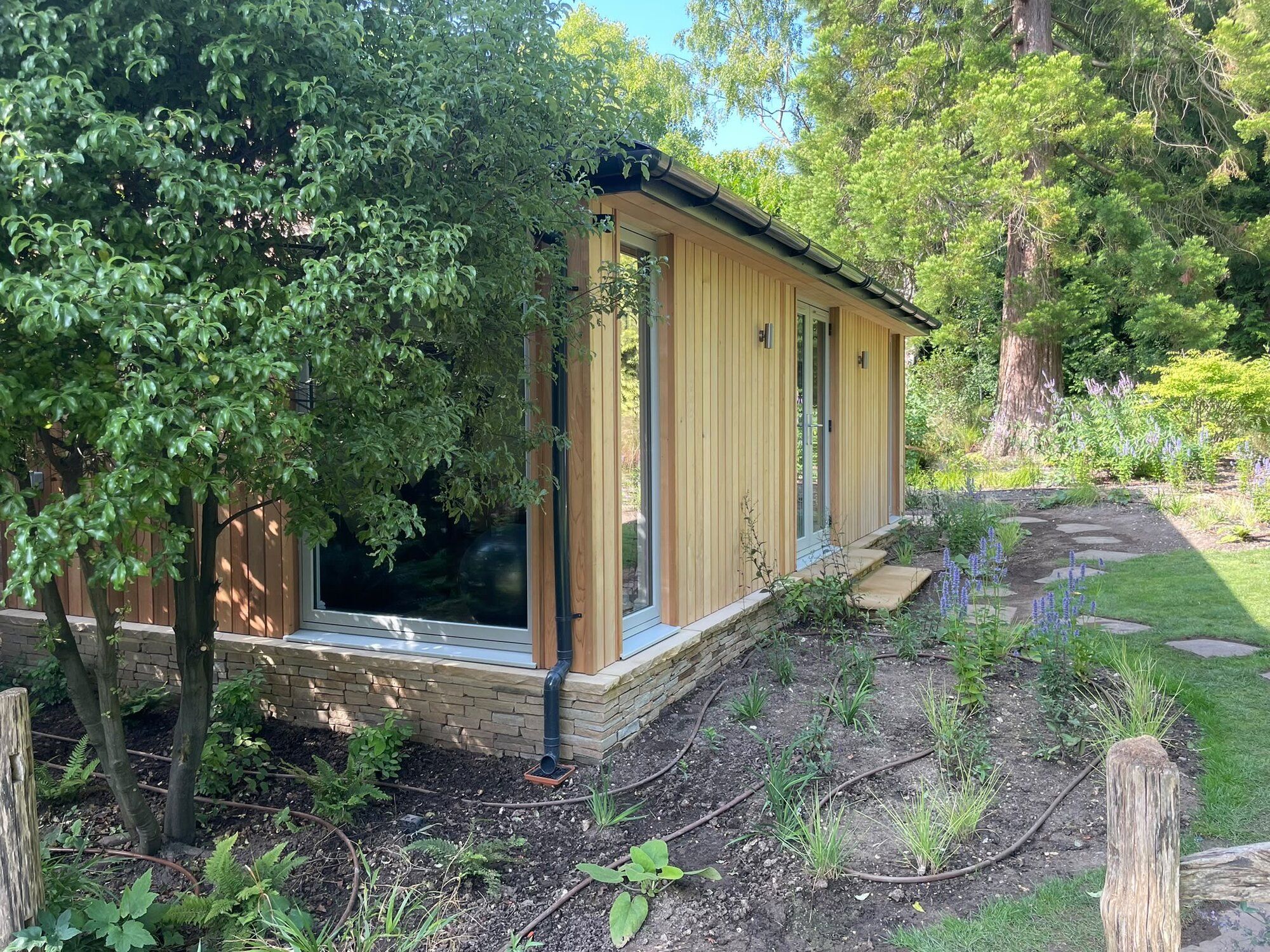 Garden room, side elevation