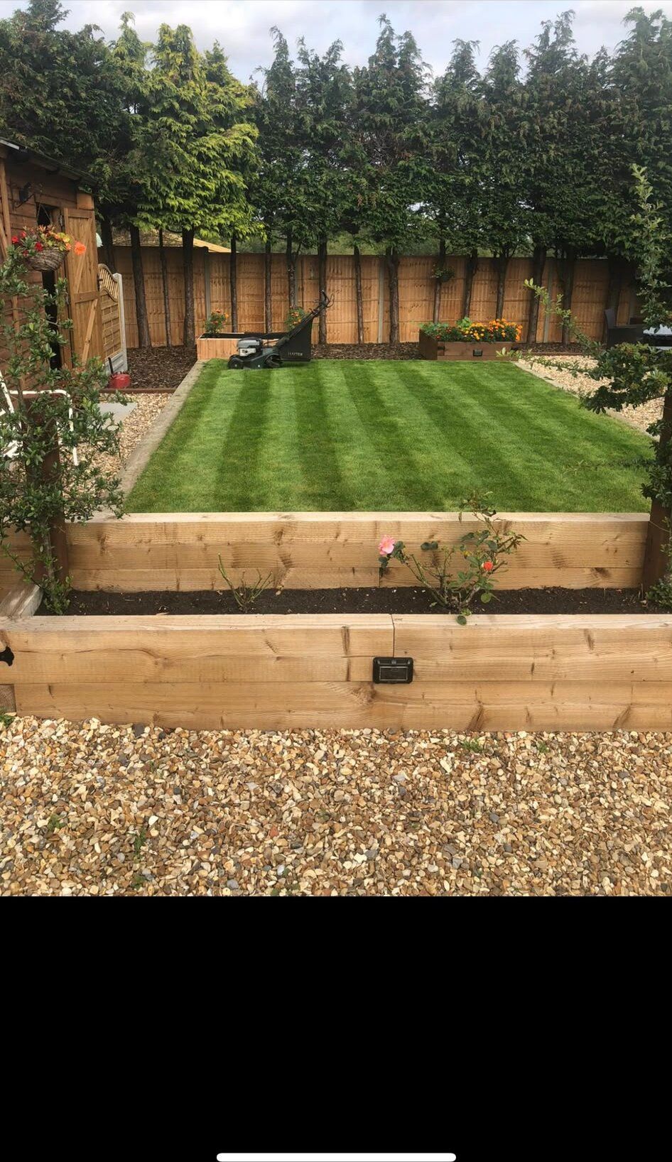 Terraced garden